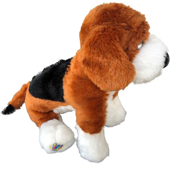 Gantz Webkins Beagle Plush HM141 Black Brown White Stuffed 2007 NO CODE - Picture 3 of 8